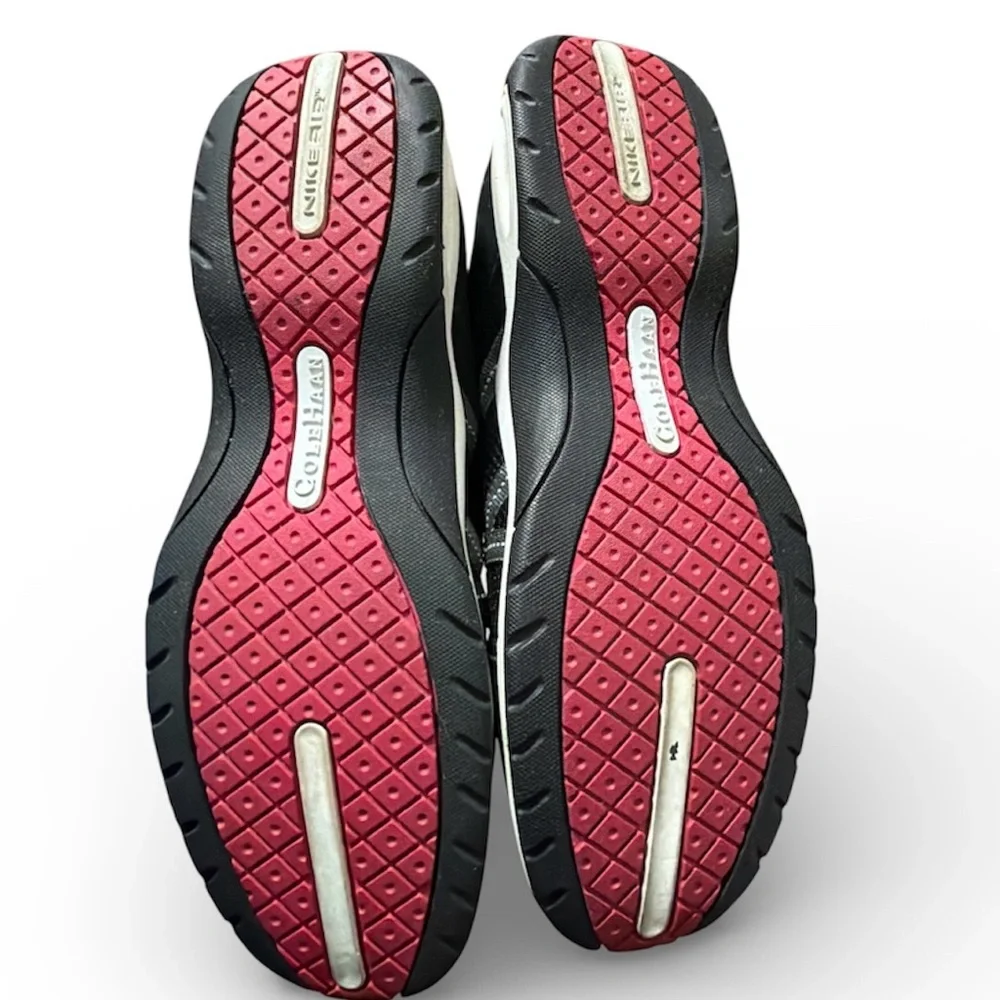 Cole Haan Women's Black and Gray Slip-On Sneakers